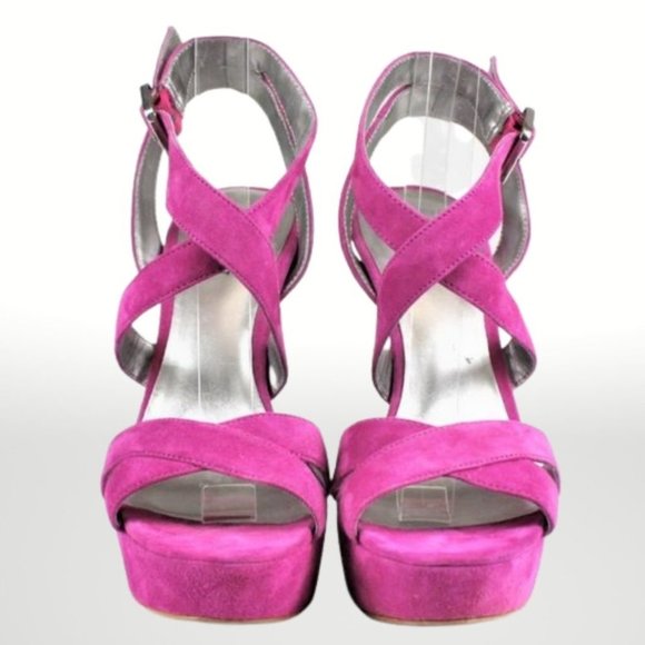 Nine West Pink Platform Heels - Picture 4 of 11